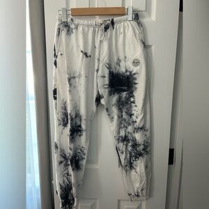 Black & White Tie-Dye Sweatpants
